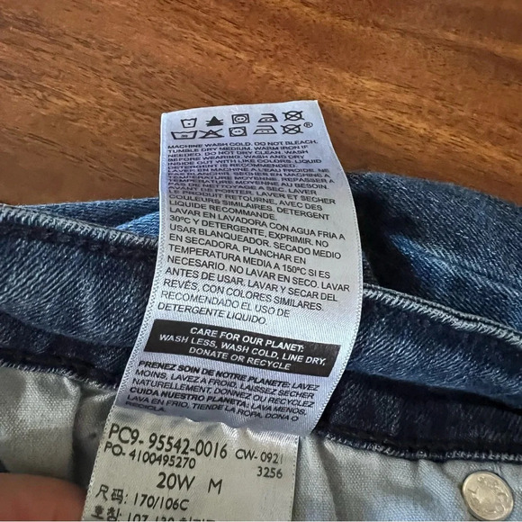 Levi Strauss & Co Signature Midrise Skinny Denim Jeans Medium Wash Plus size 20W - Picture 6 of 10